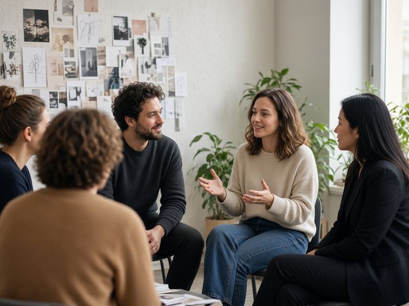 Group circles at Jadecompass Coaching